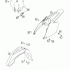 250 SX Mask, fenders 250