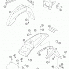 625 SXC Mask, fenders 625