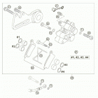 85 SX Brake caliper rear formula 85