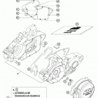 125/200 SX, MXC, EXC Engine case 125 / 200