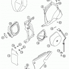 125/200 SX, MXC, EXC Air filter box mxc, exc, 125 sx