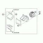 250 SX Reed valve case 250 sx