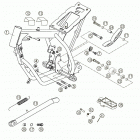 50 SX PRO JUNIOR LC, 50 SX PRO SENIOR LC Frame, side stand 50 junior lc