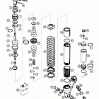 65 SX Zerlegt shock absorber wp disassembled 65