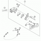 250 SX Brake caliper rear 250