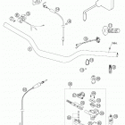 125/200 SX, MXC, EXC Handlebar, controls 125 / 200