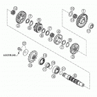 660 RALLYE  FACTORY REPLICA Transmission ii - countershaft 660