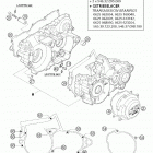 250 SX Engine case 250 sx