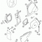 250/300 MXC, EXC Воздушный фильтр