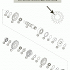 250 SX Transmission ii - countershaft 250 sx