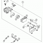 250/300 MXC, EXC Тормозной механизм задний