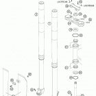 85 SX Front fork wp usd 43 85