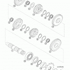 250 EXC RACING, 450/525 SX, MXC, EXC RACING Transmission ii - countershaft 450 / 525 exc, mxc ...