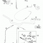 640 DUKE II Handlebar, controls 640
