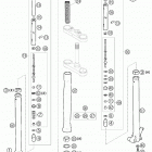 65 SX Fork legs marzocchi 65