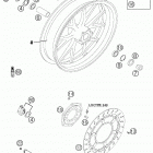 640 DUKE II Переднее колесо