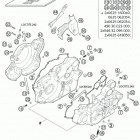 250 EXC RACING Engine case 250