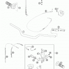 640 DUKE II Handlebar, controls 640