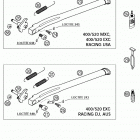 400/520 SX, MXC, EXC RACING Side stand 400 / 520