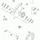 640 LC4 ADVENTURE Переднее колесо