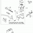 400/520 SX, MXC, EXC RACING Hand brake cylinder 400 / 520