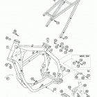 400/520 SX, MXC, EXC RACING Frame, sub frame 400 / 520