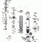 65 SX Shock absorber wp disassembled 65