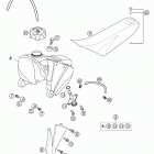 65 SX Tank, seat, cover 65