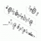 660 RALLYE Transmission ii - countershaft 660
