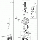 50 MINI ADVENTURE GS Carburetor dellorto phva 12 xs 50 gs