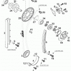 400/520 SX MXC EXC RACING ENGINE Steuertrieb timing valve 400 / 520