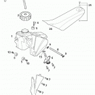 50 SX Pro Senior LC CHASSIS / ENGINE Tank, sitzbank, verkleidung tank, seat, cover 50 l...