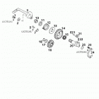 250/300/380 SX, MXC, EXC ENGINE Kickstarter kickstarter 250 / 300 / 380