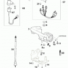 400/640 LC4-E, 640 LC4-E SUPERMOTO CHASSIS Tachoanlage, befestigung speedometer, support 400 ...
