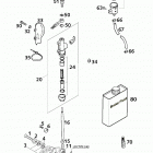 620 SUPER COMPETITION, 620 SC SUPERMOTO CHASSIS Rear brake control 620