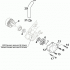 660 RALLYE CUSTOMER BIKE ENGINE Wasserpumpe water pump 660