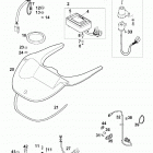 640 LC4 ADVENTURE CHASSIS Drehzahlmesser, trippmaster tachometer, trippmaste...