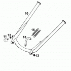 640 LC4 ADVENTURE CHASSIS Center stand 640