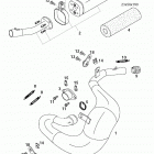 65 SX CHASSIS AND ENGINE Auspuffanlage exhaust system 65
