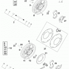 50 SX Pro Senior LC CHASSIS / ENGINE Vorder- und hinterrad front- and rear wheel 50 lc