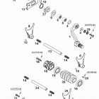 250 EXC RACING ENGINE Schaltung shifting mechanism 250