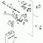 125 EXE,125 SUPERMOTO CHASSIS Handbremszylinder hand brake cylinder 125