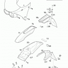 640 LC4 ADVENTURE CHASSIS Mask, fenders 640