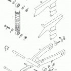 50 Mini Adventure, SX Junior/Senior, JR/SR Adventure CHASSIS Schwingarm, federbein swingarm, shock absorber 50