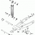 50 SX Pro Senior LC CHASSIS / ENGINE Schwingarm, federbein swingarm, shock absorber 50 ...