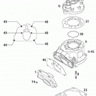 125/200 SX MXC EXC ENGINE Zylinder cylinder 125 / 200