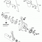 250/300/380 SX, MXC, EXC ENGINE Kurbelwelle, kolben crankshaft, piston 250 / 300 /...