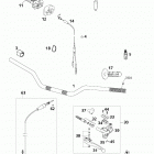 125 EXE,125 SUPERMOTO CHASSIS Lenker, armaturen handlebar, controls 125