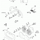 660 RALLYE CUSTOMER BIKE CHASSIS Scheinwerfer, leuchten head light, lights 660