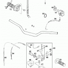 640 LC4 ADVENTURE CHASSIS Lenker, armaturen handlebar, controls 640